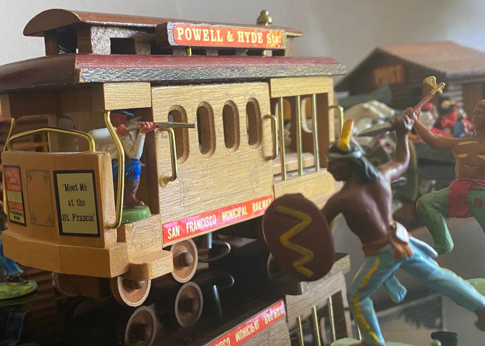 Oehme & Söhne wild west diorama, cowboys, indianen, soldiers, Antiek en Kunst, Antiek | Speelgoed, Ophalen