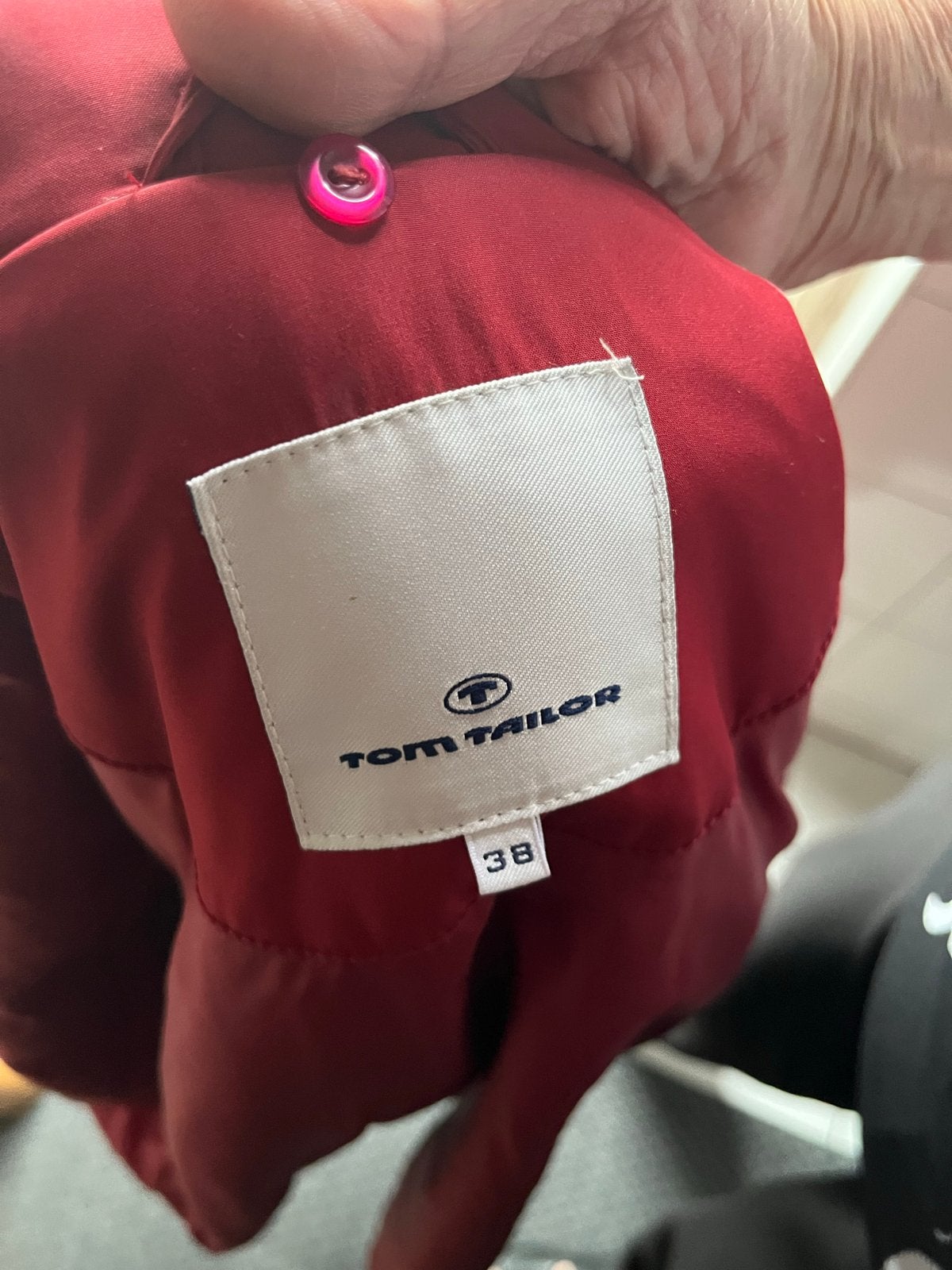 Tom Tailor rode jas, maat 38 (M), Ophalen of Verzenden, Zo goed als nieuw, Maat 38/40 (M), Rood