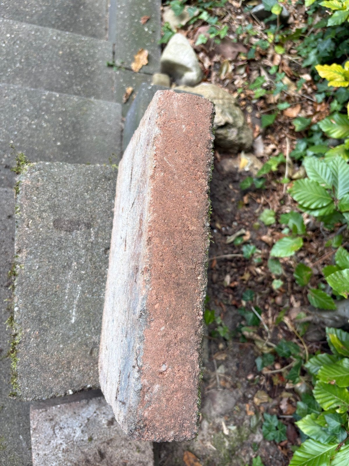GRATIS trommelstenen 20x30x6cm, +/- 6m2 - Arnhem, Tuin en Terras, Ophalen, Gebruikt, Klinkers, 5 tot 10 m²