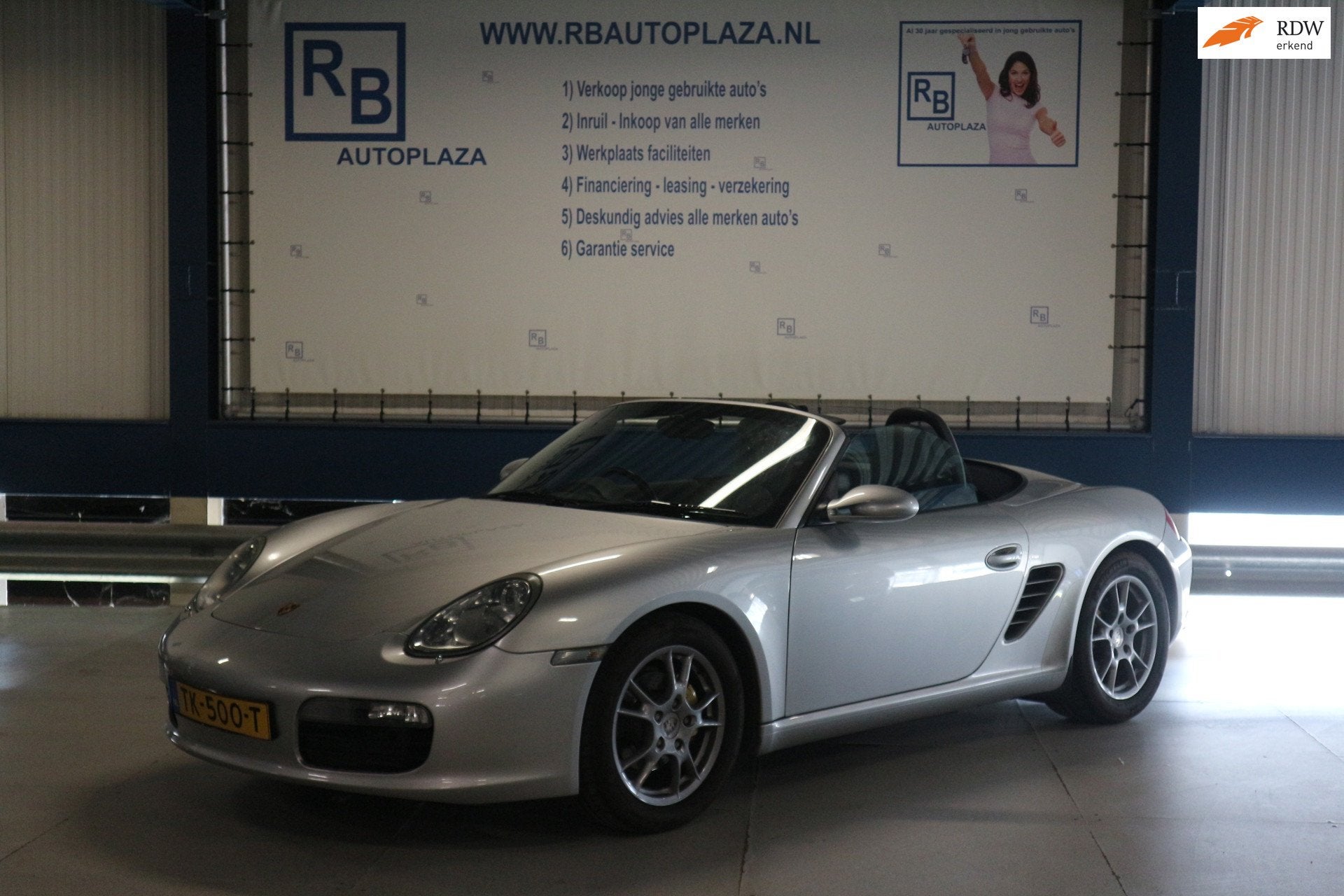 Porsche Boxster 2.7 HAND / NIEUW MODEL / 245 PK / TOP DEAL !, Auto's, Achterwielaandrijving, Gebruikt, 1341 kg, Bedrijf