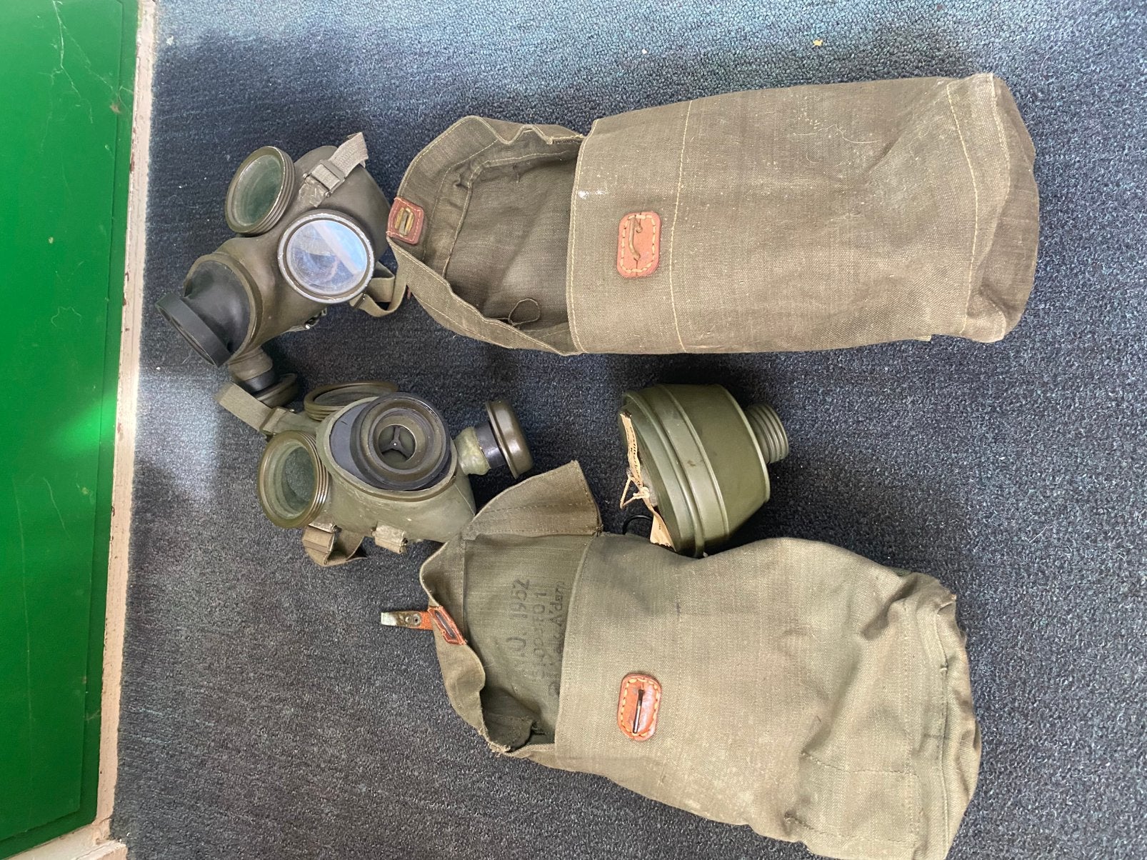 Gasmasker Nederland, Ophalen, Landmacht, Nederland