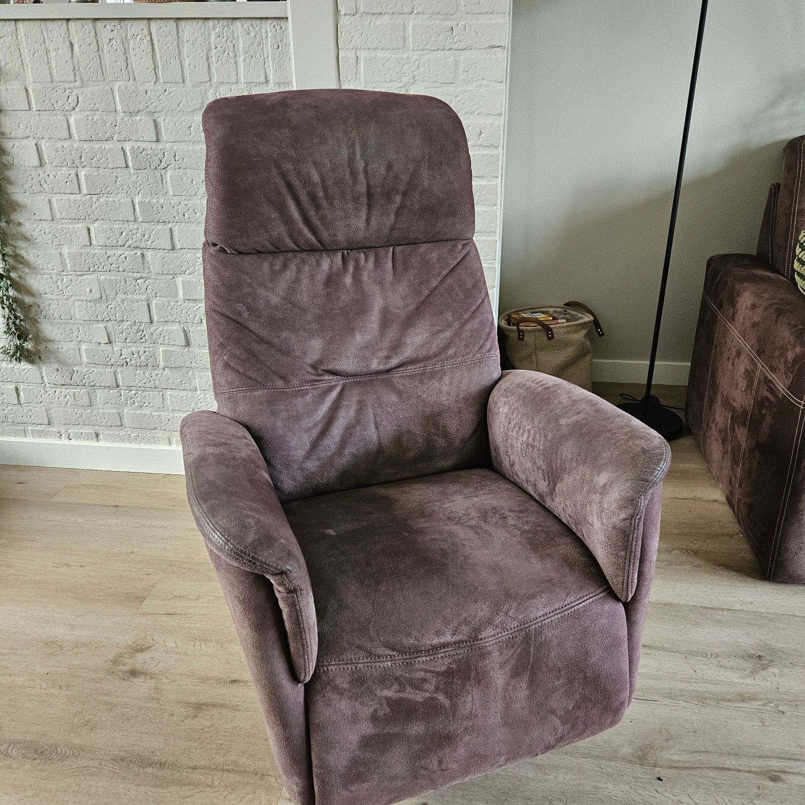 Hjort Knudsen relaxfauteuil elektrische stoel, Gebruikt, Modern, Comfort, 75 tot 100 cm, Ophalen of Verzenden
