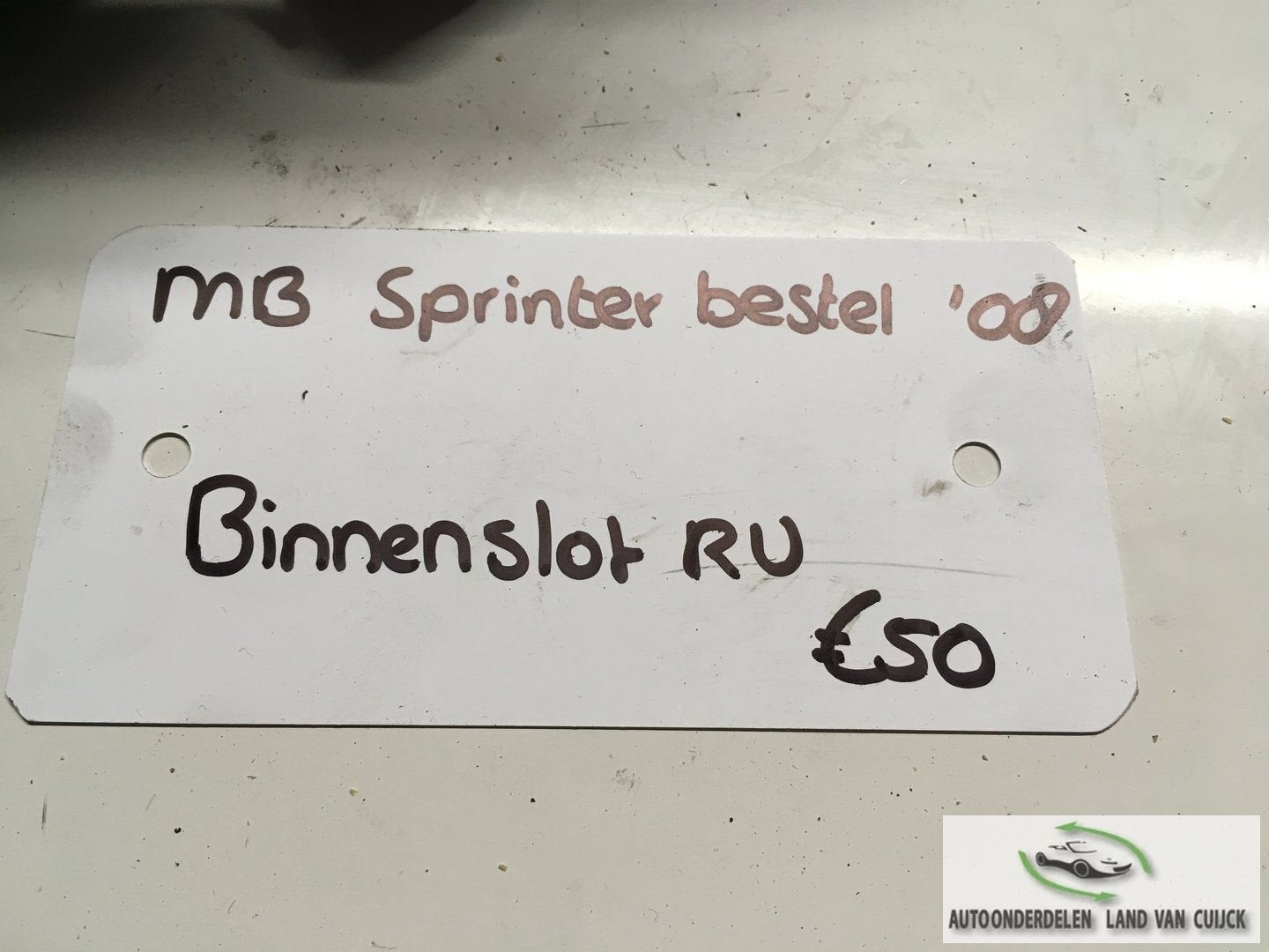 Mercedes Sprinter 2008 Binnenslot Slotmechaniek Rechtsvoor, Gebruikt, -, -, Ophalen of Verzenden