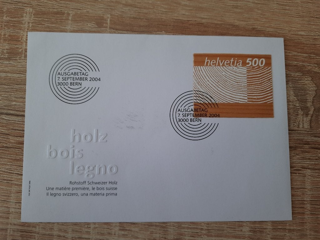 Zwitserland fdc, Postzegels en Munten, Verzenden, Gestempeld