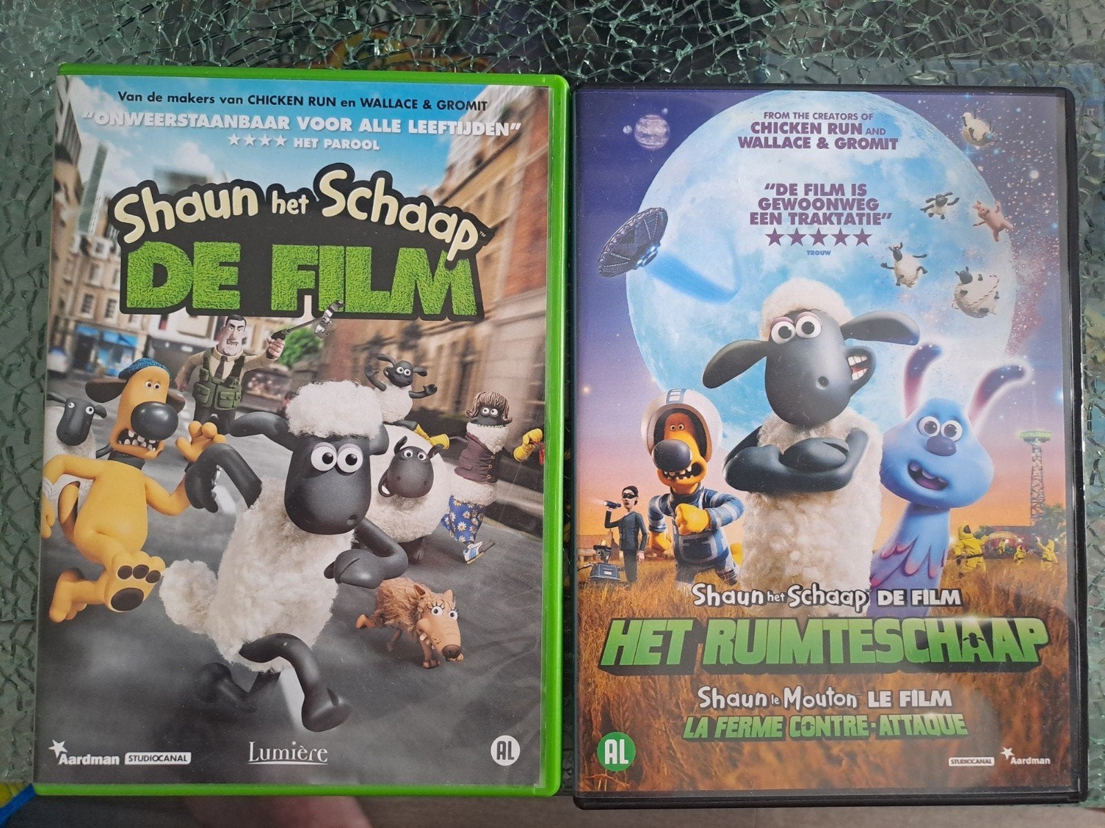 Shaun the sheep - 2x (dvd), Cd's en Dvd's, Alle leeftijden, Ophalen of Verzenden, Zo goed als nieuw