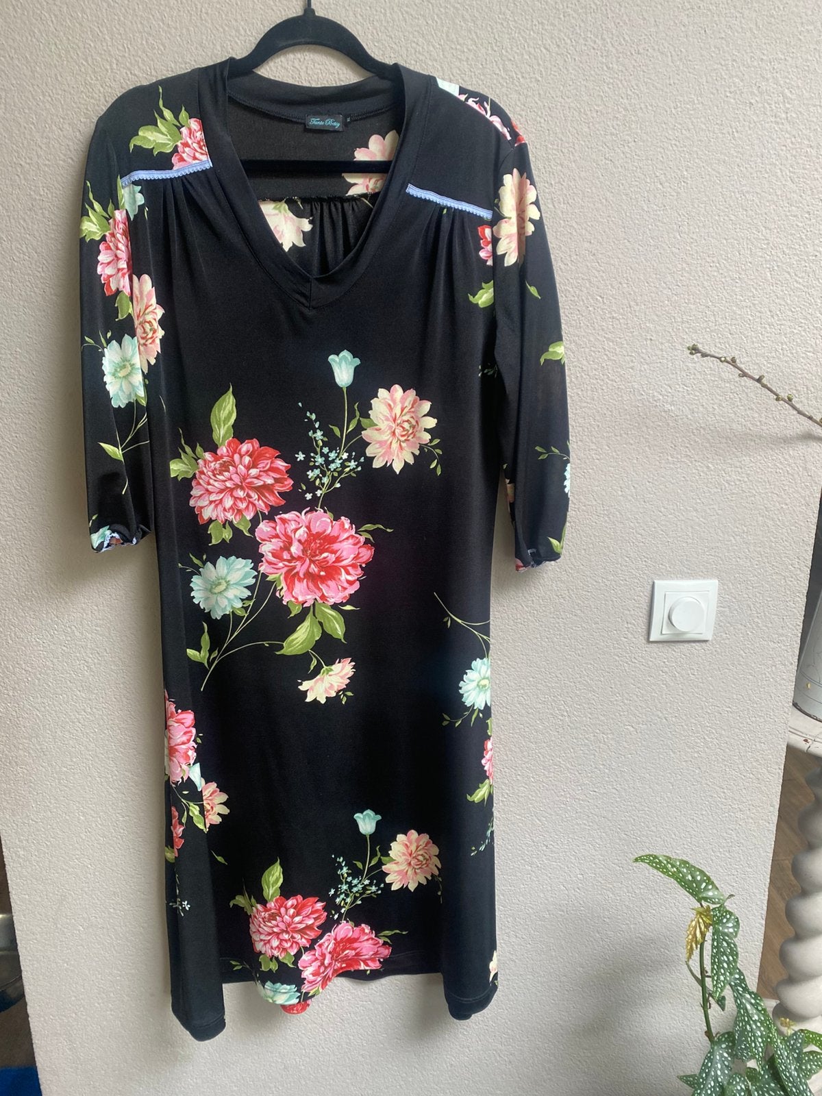 Tante Betsy jurk in XL, Kleding | Dames, Zwart, Maat 46/48 (XL) of groter, Ophalen of Verzenden, Zo goed als nieuw