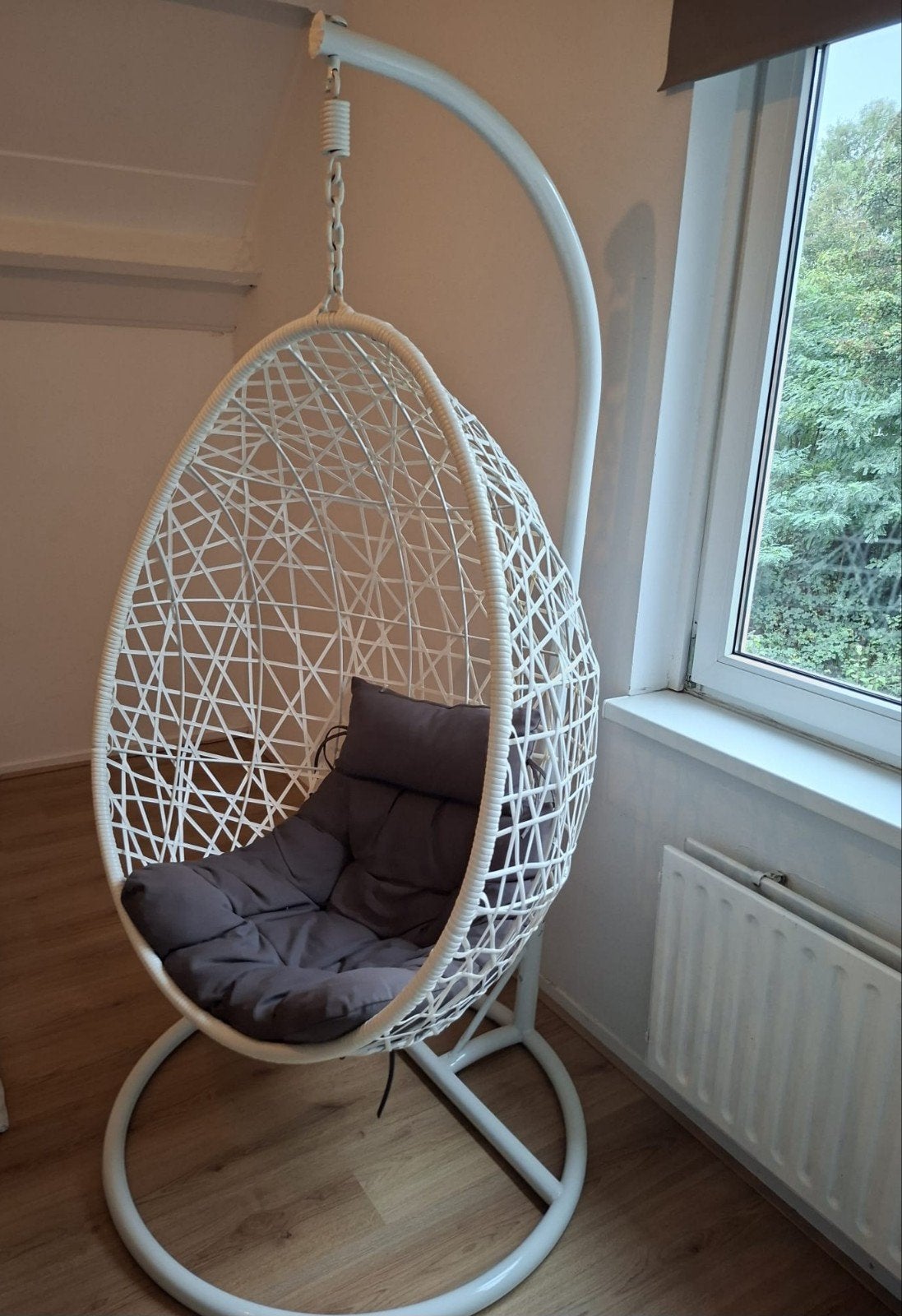 Hangstoel Swing in nette staat., Ophalen, Gebruikt, Wit, Eén