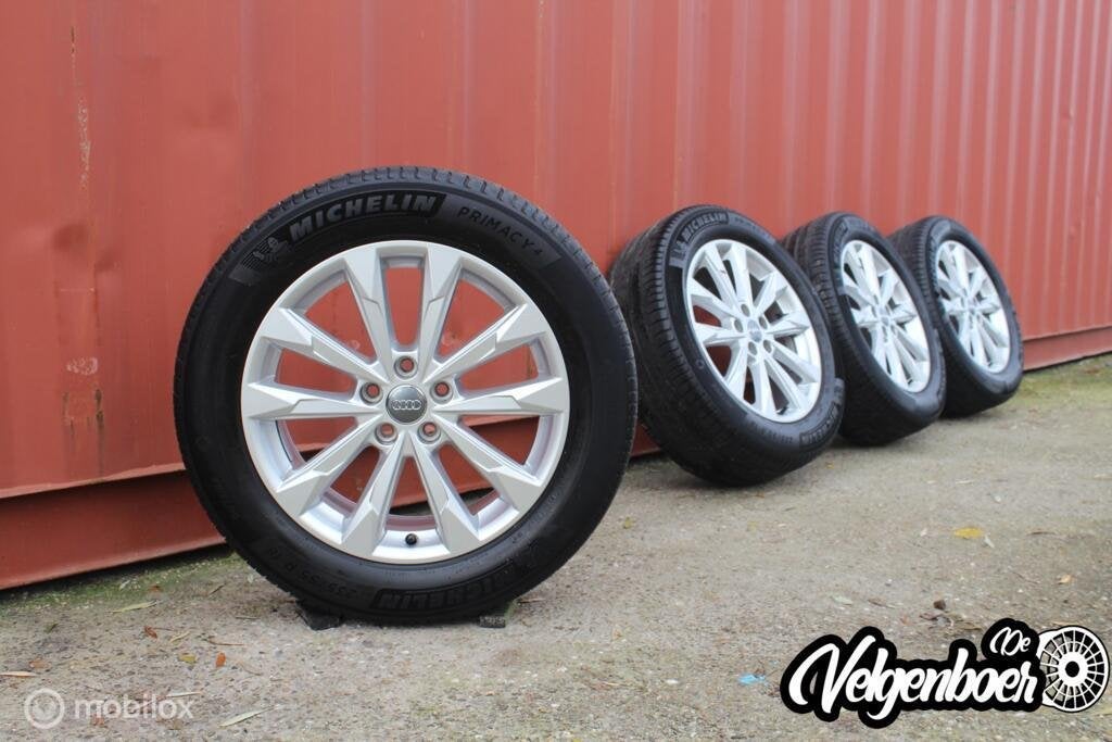 Audi Q3 velgen + Michelin zomerbanden | 18 inch, Auto-onderdelen, Gebruikt, Banden en Velgen, 235 mm, Jetze Veldstraweg 71A