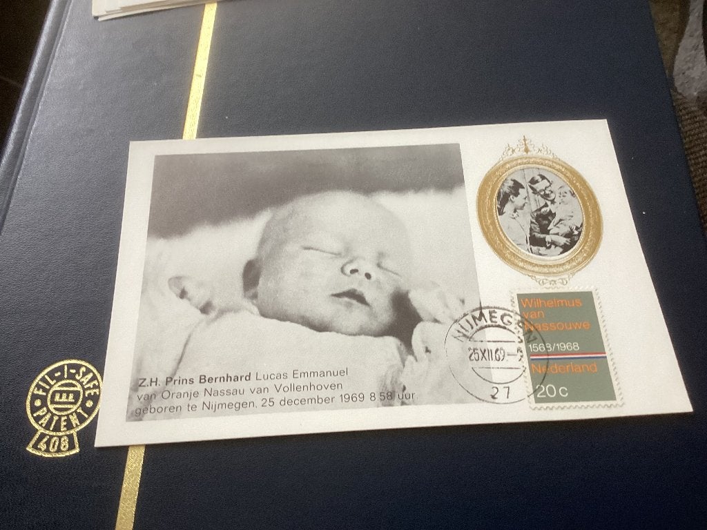 No3587 Kaart koninklijk Nijmegen 25-12-1969 Nederland jaarga, Postzegels en Munten, Postzegels | Eerstedagenveloppen, Ophalen of Verzenden
