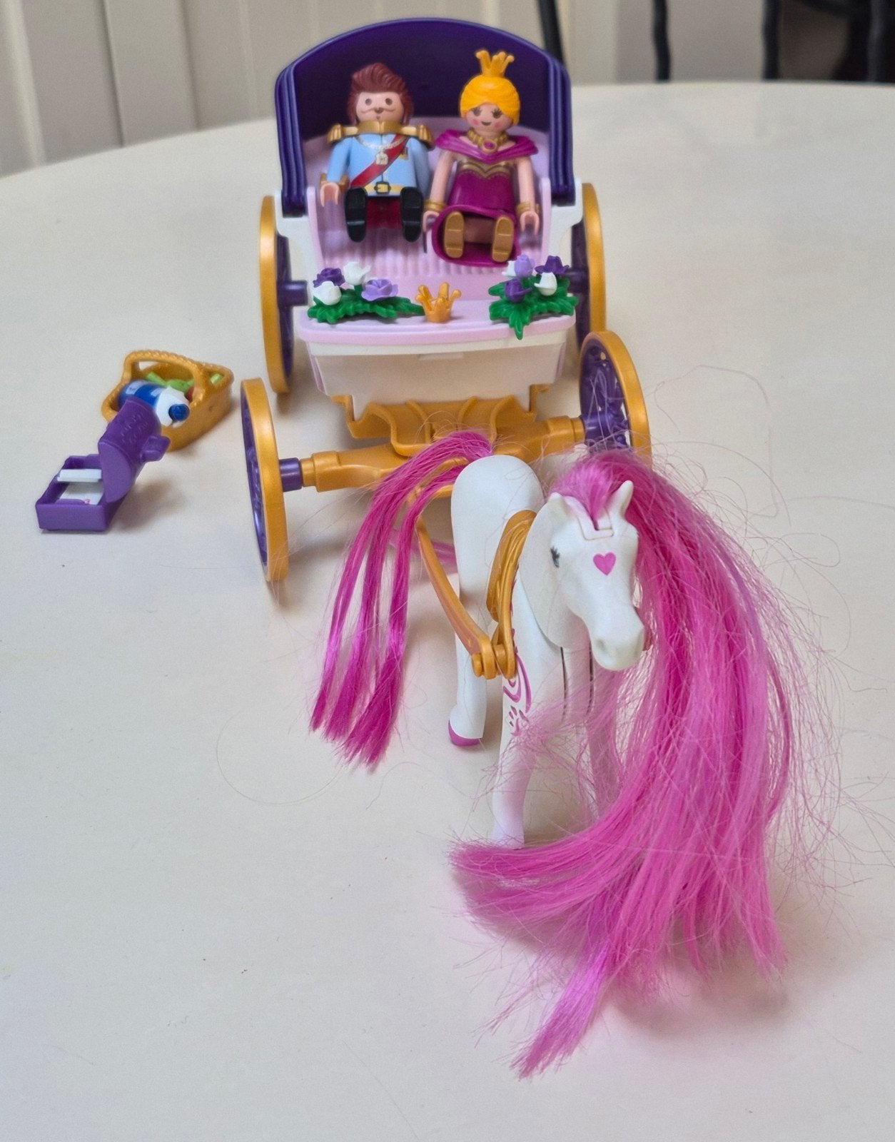 Playmobil koninklijke koets met paard, Kinderen en Baby's, Speelgoed | Playmobil, Ophalen of Verzenden, Gebruikt