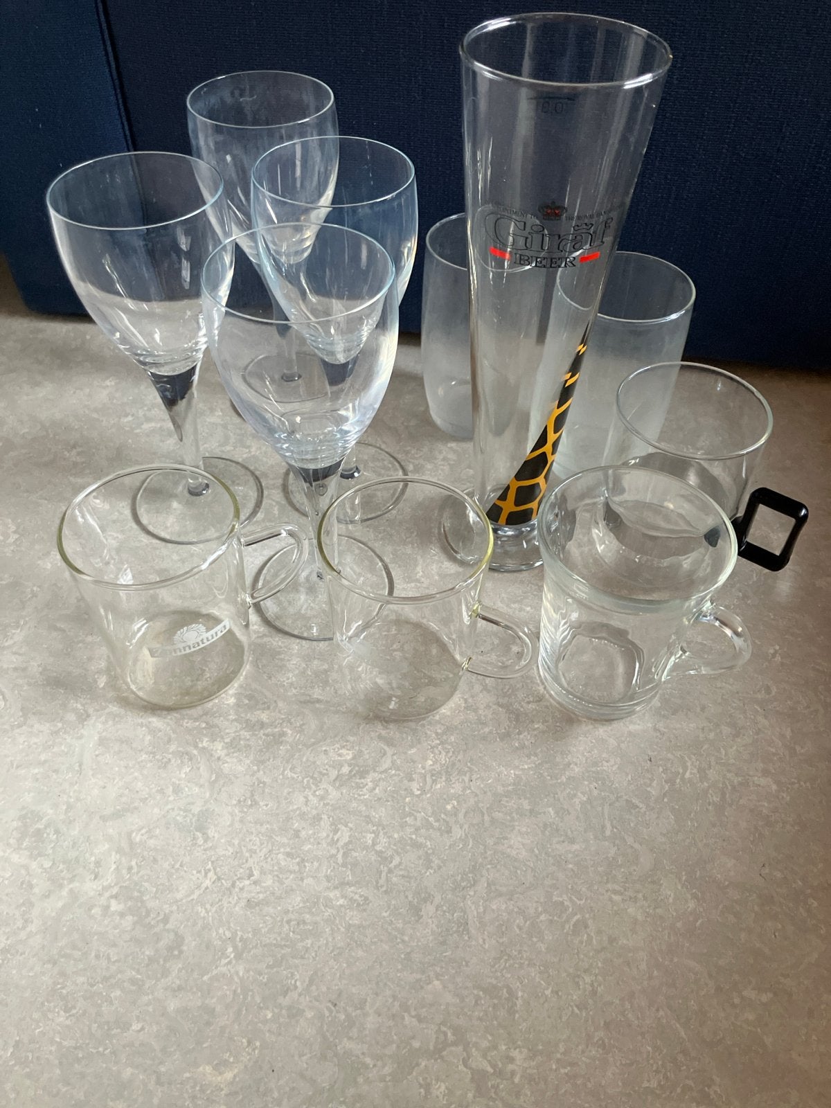 Diverse glazen en kopjes - Gratis afhalen, Ophalen of Verzenden, Gebruikt, Glas