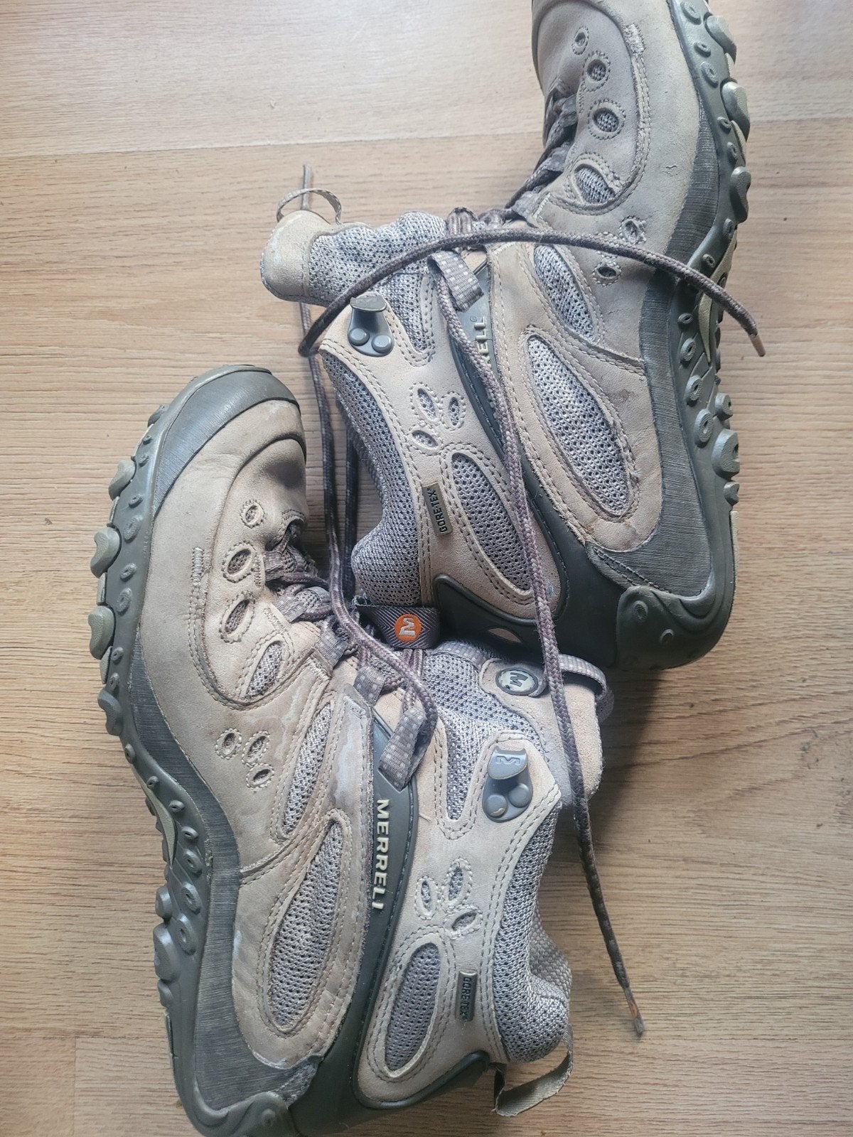 Merrell Gore-Tex 40,5 wandelschoenen  -Gebruikt, Ophalen of Verzenden, Gebruikt, Schoenen