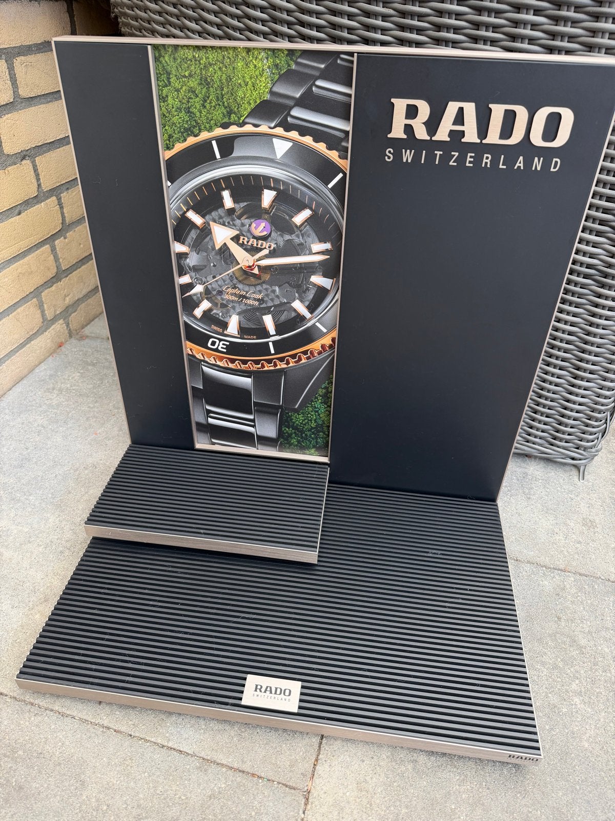 RADO Zwitserland Horloge Display Stand - Captain Cook, Overige merken, Overige materialen, Gebruikt, I