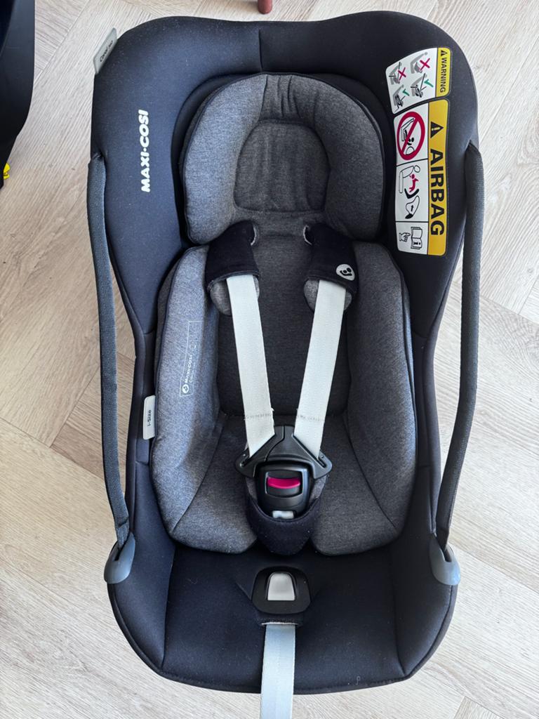 Maxi Cosi Coral 360 + base, Kinderen en Baby's, Autostoeltjes, Ophalen, Gebruikt, Isofix, 0 t/m 13 kg