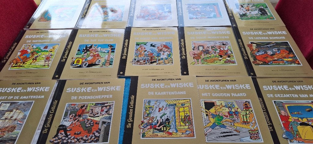 Suske en Wiske ( De Gouden Collectie), Boeken, Stripboeken, Gelezen, Willy Vandersteen, Ophalen of Verzenden, Meerdere stripboeken