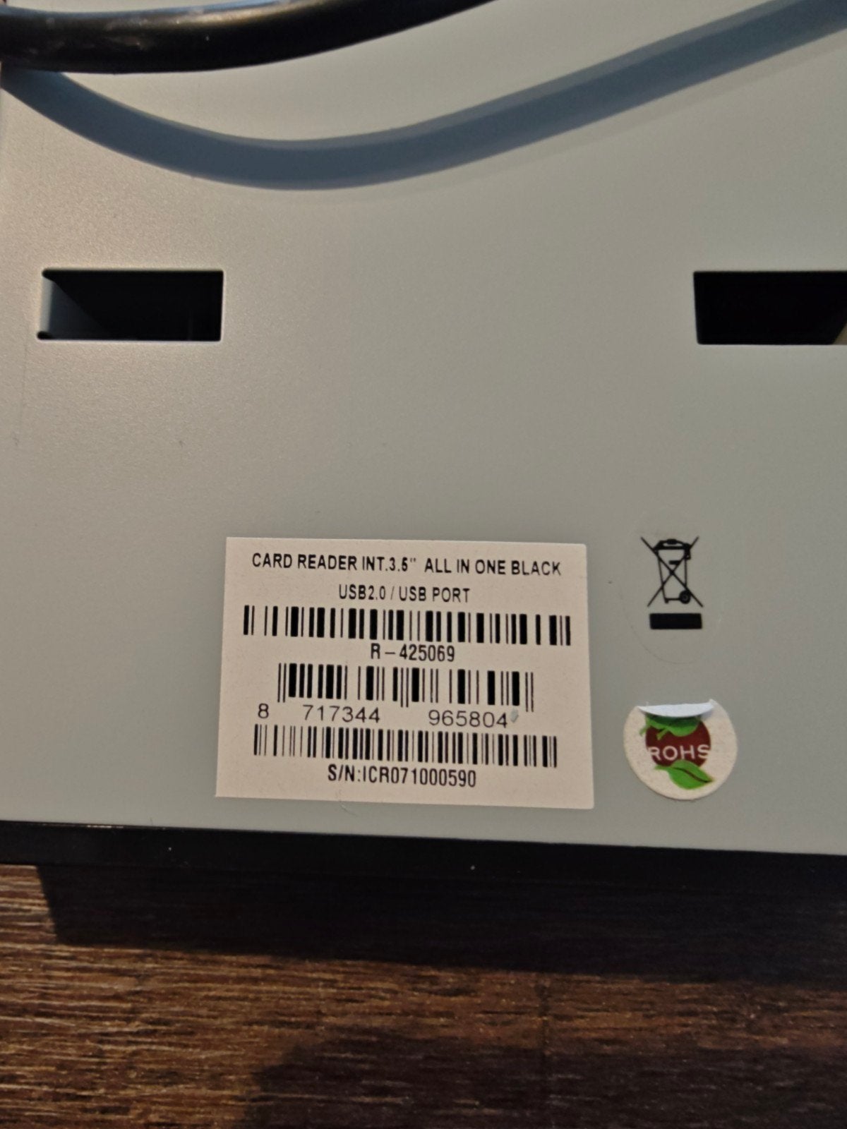 Interne 3.5" All-in-One Kaartlezer USB 2.0 Zwart, Ophalen of Verzenden