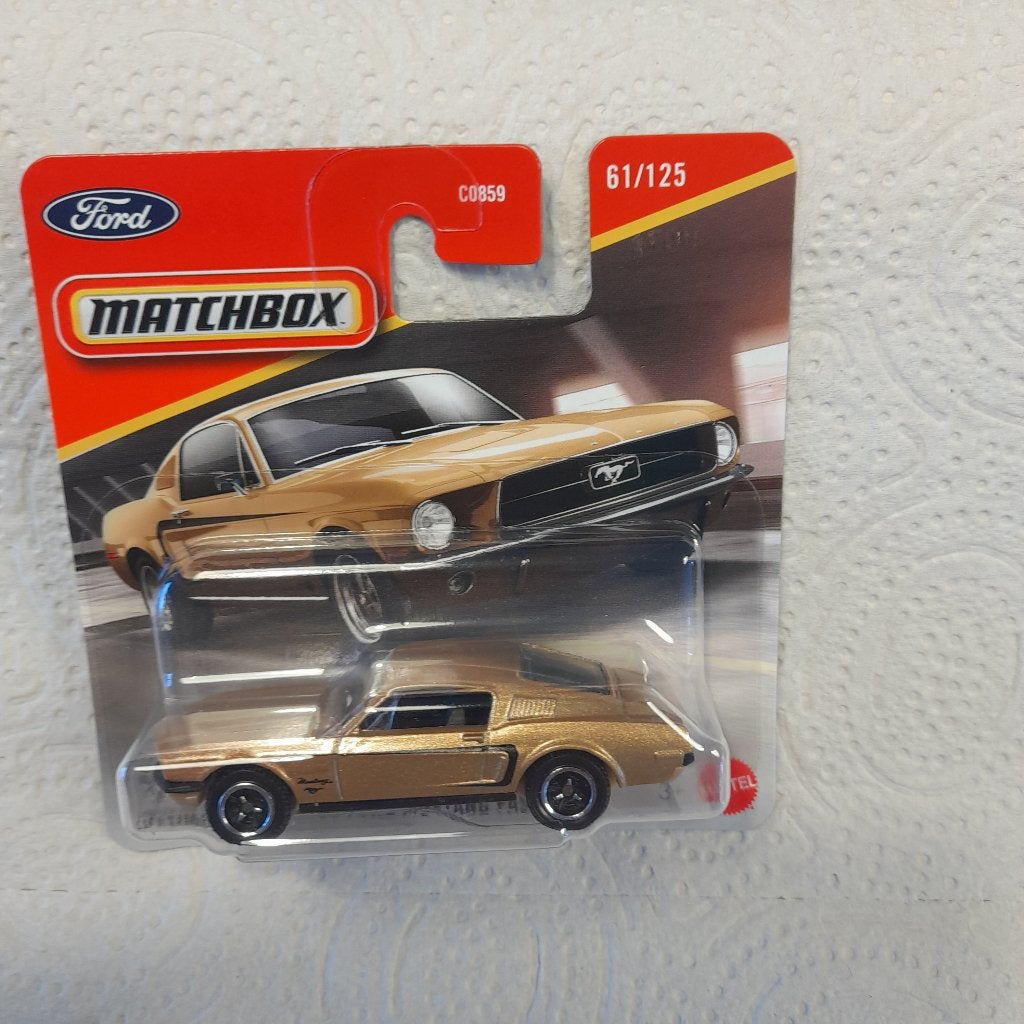 Matchbox 1968 Mustang Fastback Bronze., Ophalen of Verzenden, Nieuw, Auto