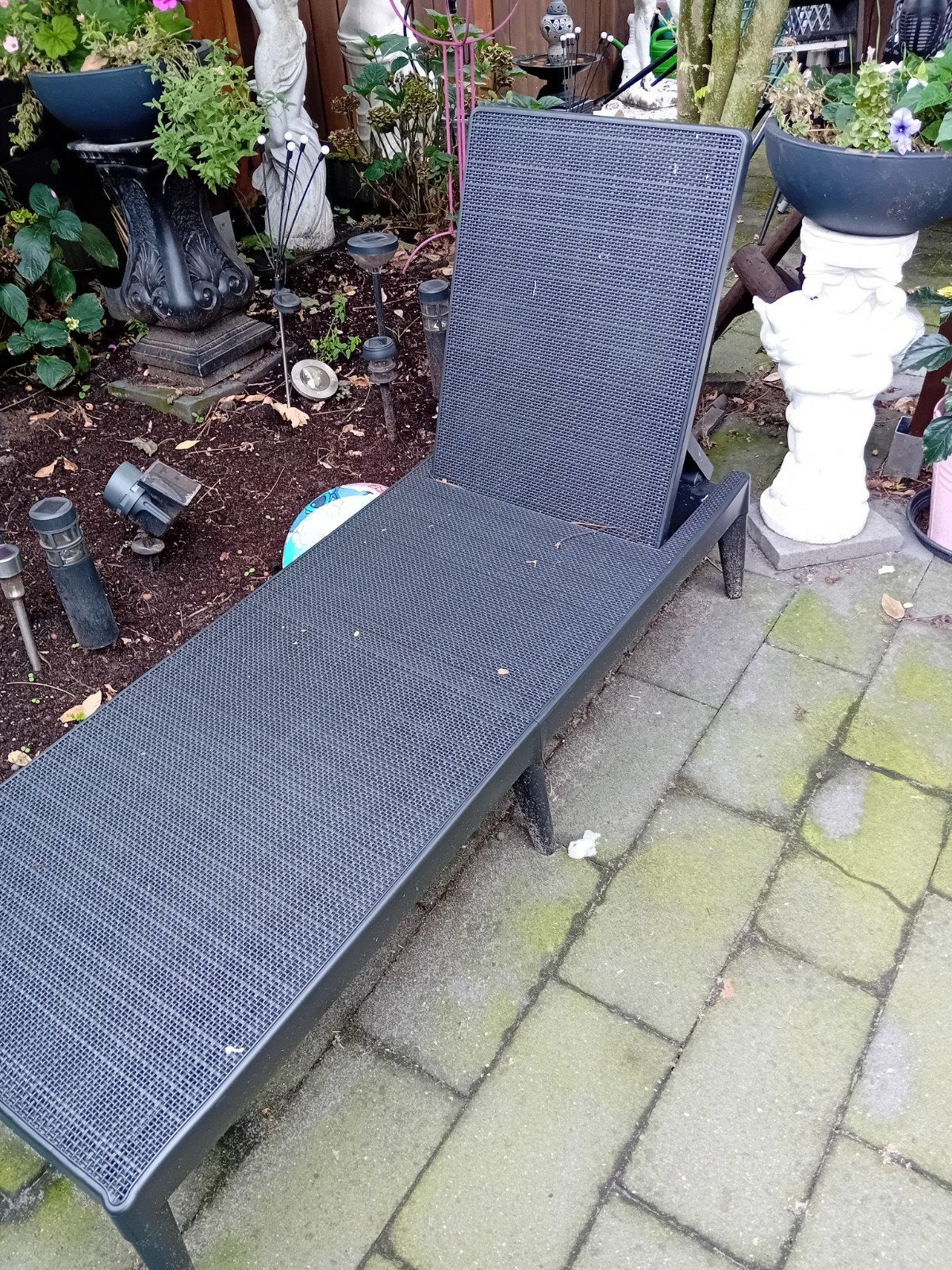 kunststof ligbed, Tuin en Terras, Ophalen, Kunststof