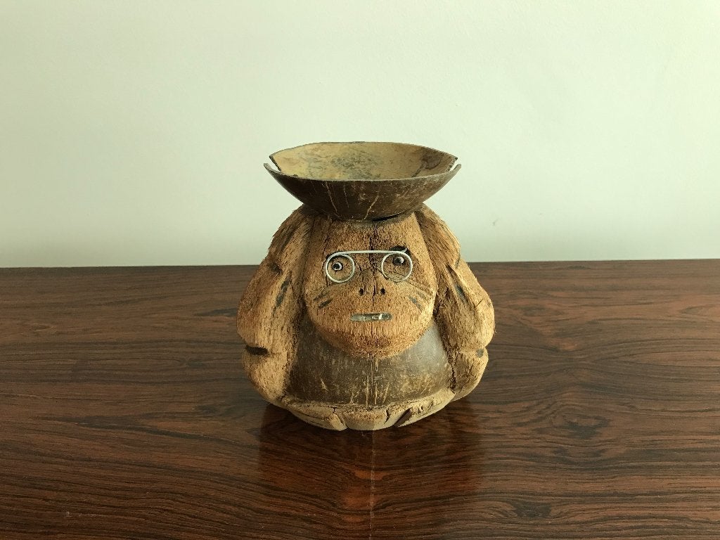 Coconut monkey kokosnoot aap vintage, Verzamelen, Ophalen of Verzenden, Huis en Inrichting
