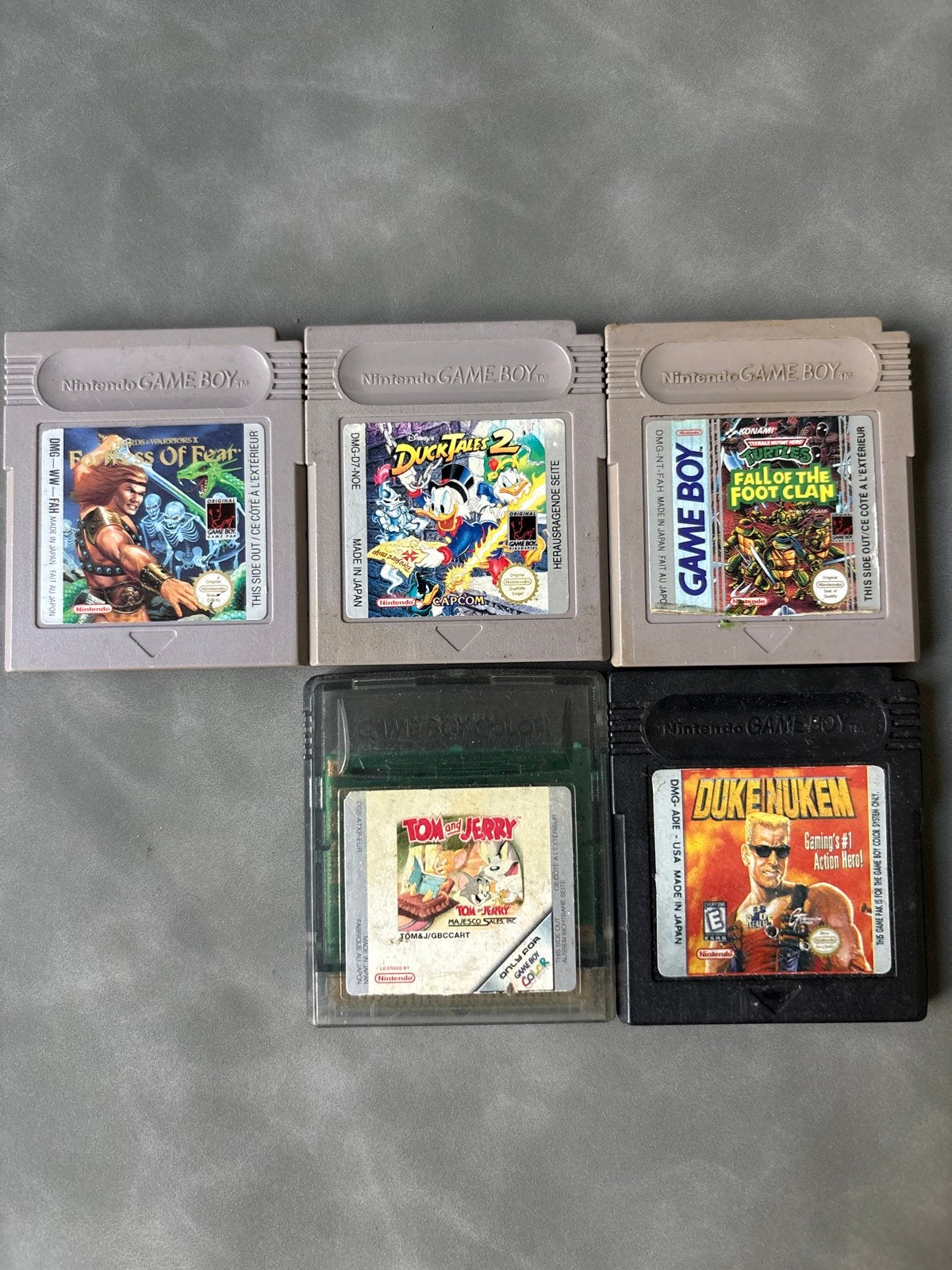 Game Boy games: DuckTales 2, Duke Nukem, Tom & Jerry en meer, Gebruikt, Overige genres, 1 speler, Ophalen of Verzenden