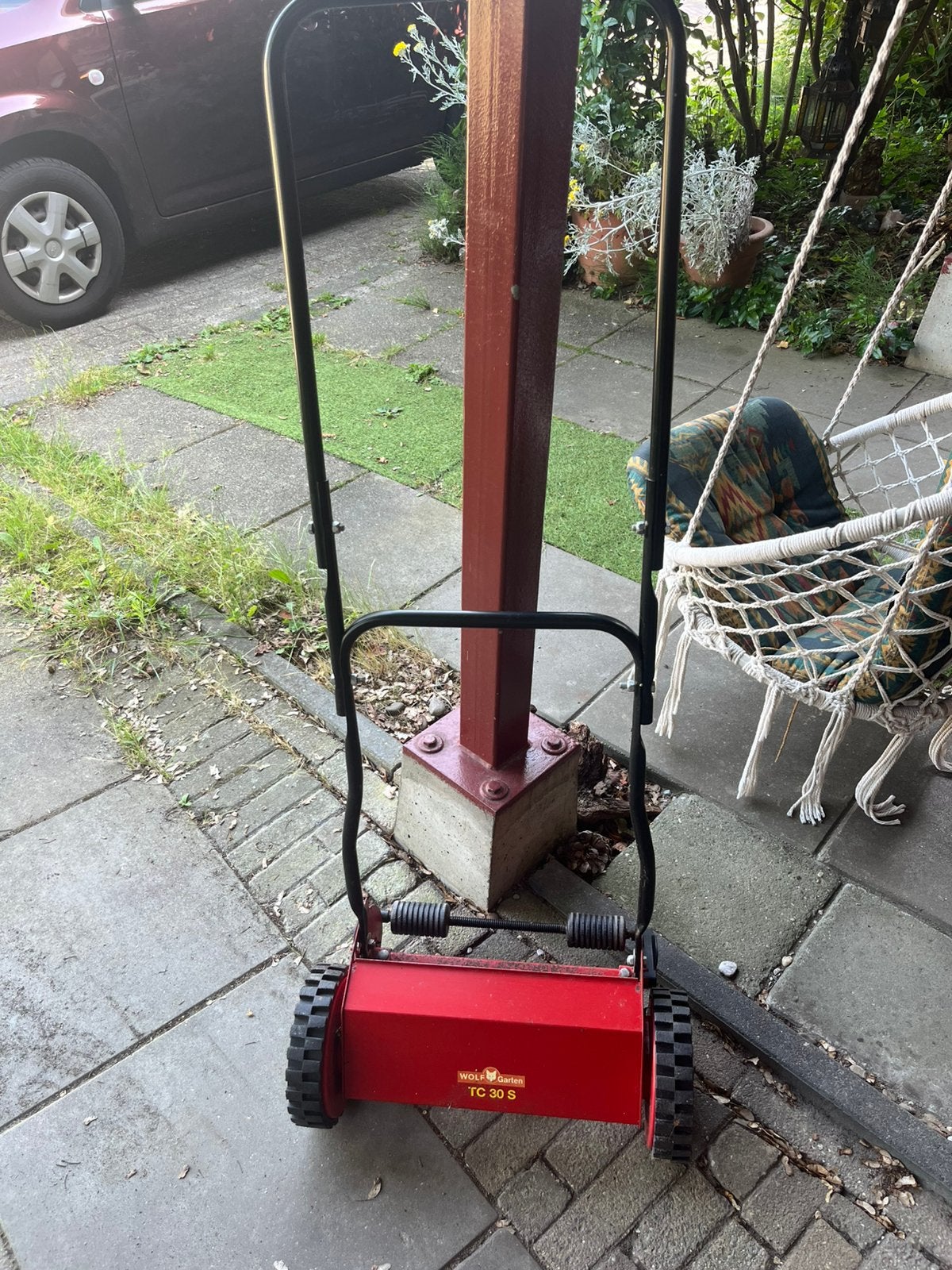 Wolf Garten TC 30 S handgrasmaaier, Tuin en Terras, Grasmaaiers, Kooimesmaaier, Ophalen, Zo goed als nieuw