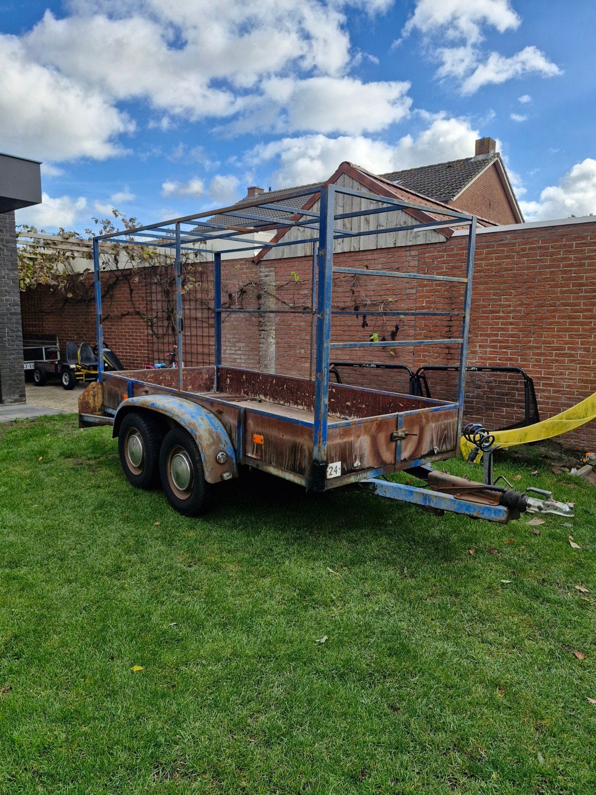 huif aanhanger met kenteken, Ophalen of Verzenden, Gebruikt