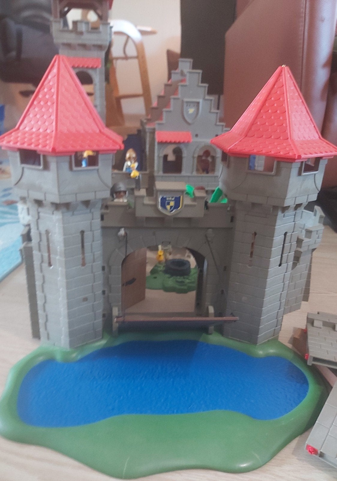 Playmobil kasteel GROOT met ridders en meer! - niet compleet, Ophalen of Verzenden, Gebruikt, Plastic