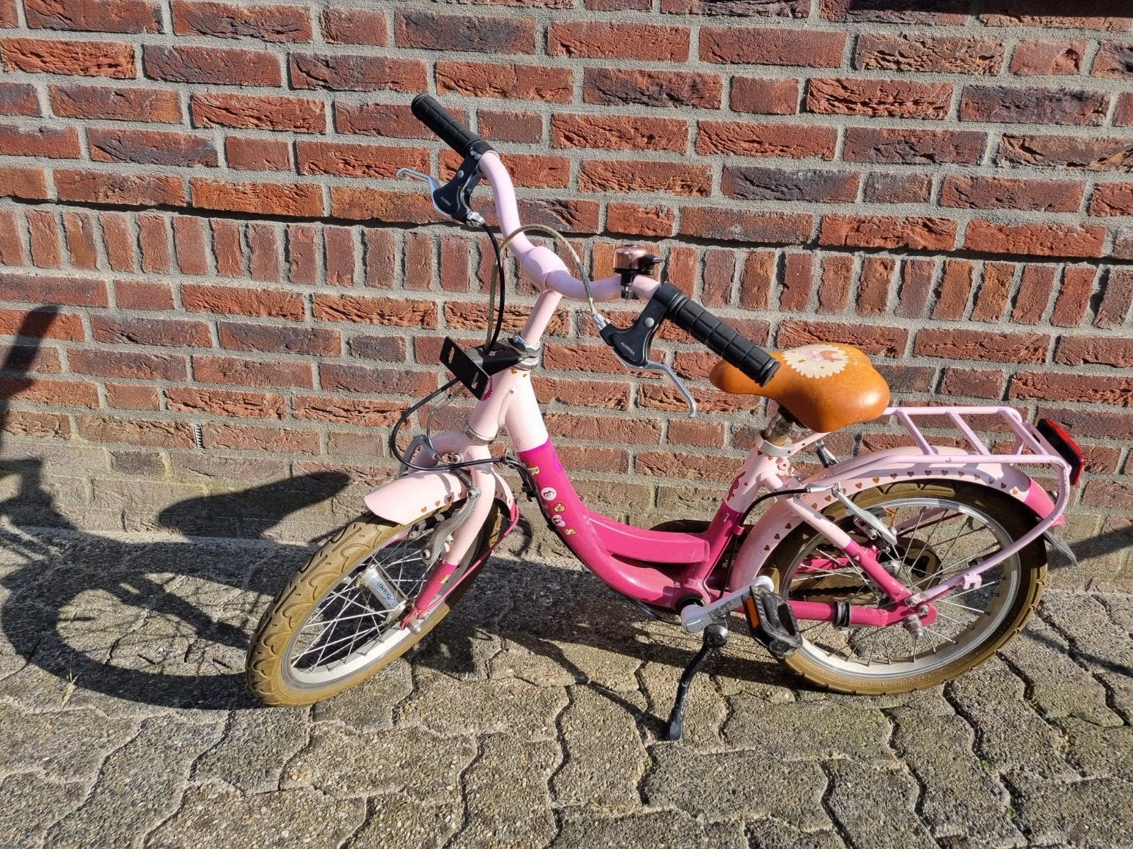 Roze kinderfiets 16 inch, Ophalen, Royal, Velgrem, 16 tot 20 inch