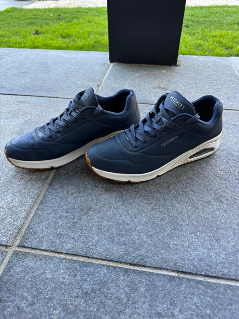 Skechers schoenen, Verzenden, Zo goed als nieuw, Blauw