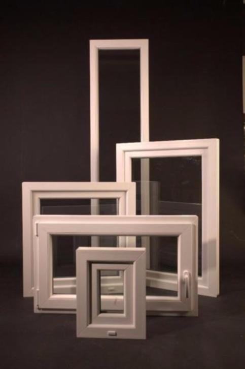 Kunststof Kozijnen/Deuren uit Voorraad! RAL 9016, 7016, 9005