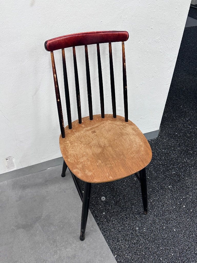 Vintage Mid-Century Fanett spijlenstoel Jaren '60, Ophalen