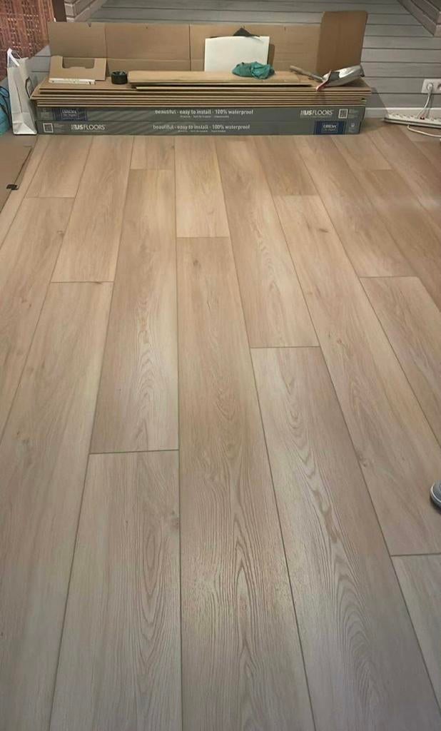Laminaat 12 mm COREtec, Doe-het-zelf en Verbouw, Vloerdelen en Plavuizen, 30 cm of meer, 50 tot 150 cm, Ophalen of Verzenden, Zo goed als nieuw