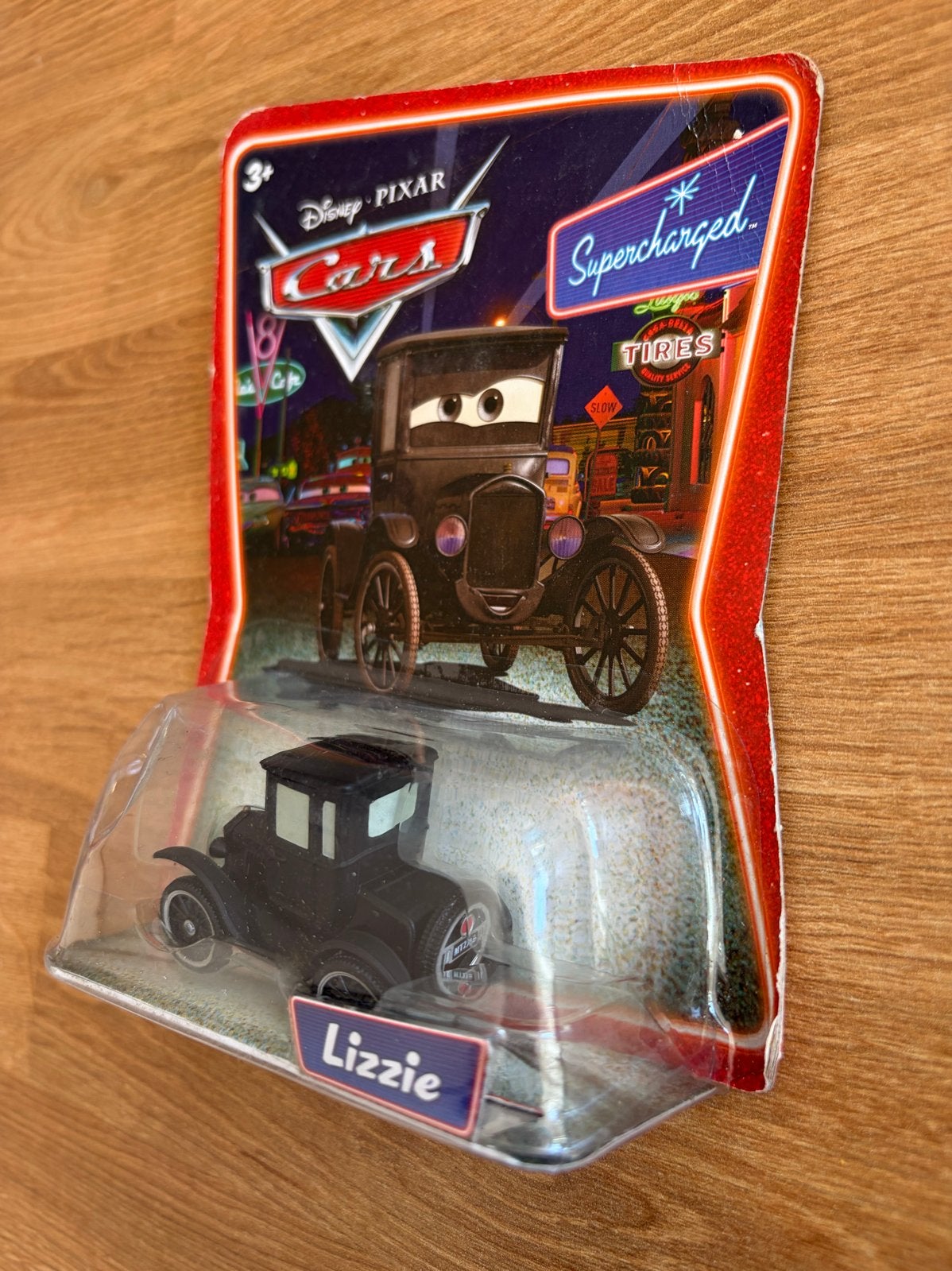 Disney Pixar Cars Lizzie Supercharged Diecast Model, Ophalen of Verzenden, Nieuw