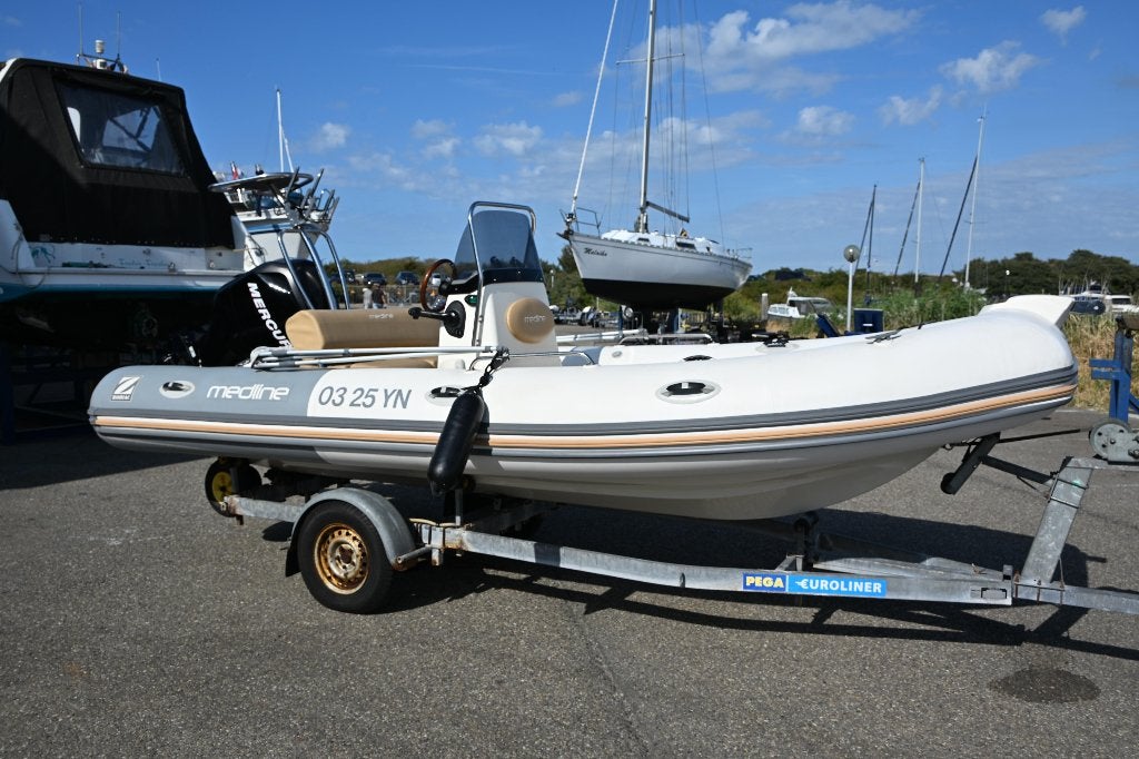 Zodiac medline 550, Gebruikt, 5 m, Zodiac, 115 pk