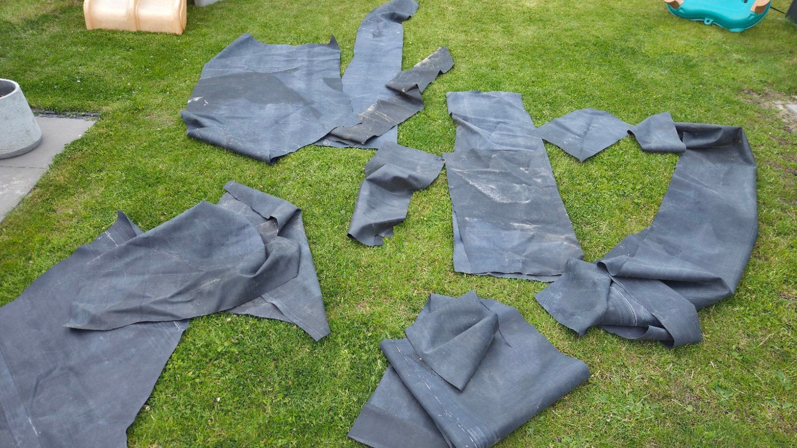 EPDM, Ophalen, Overige materialen, Gebruikt, Zwart