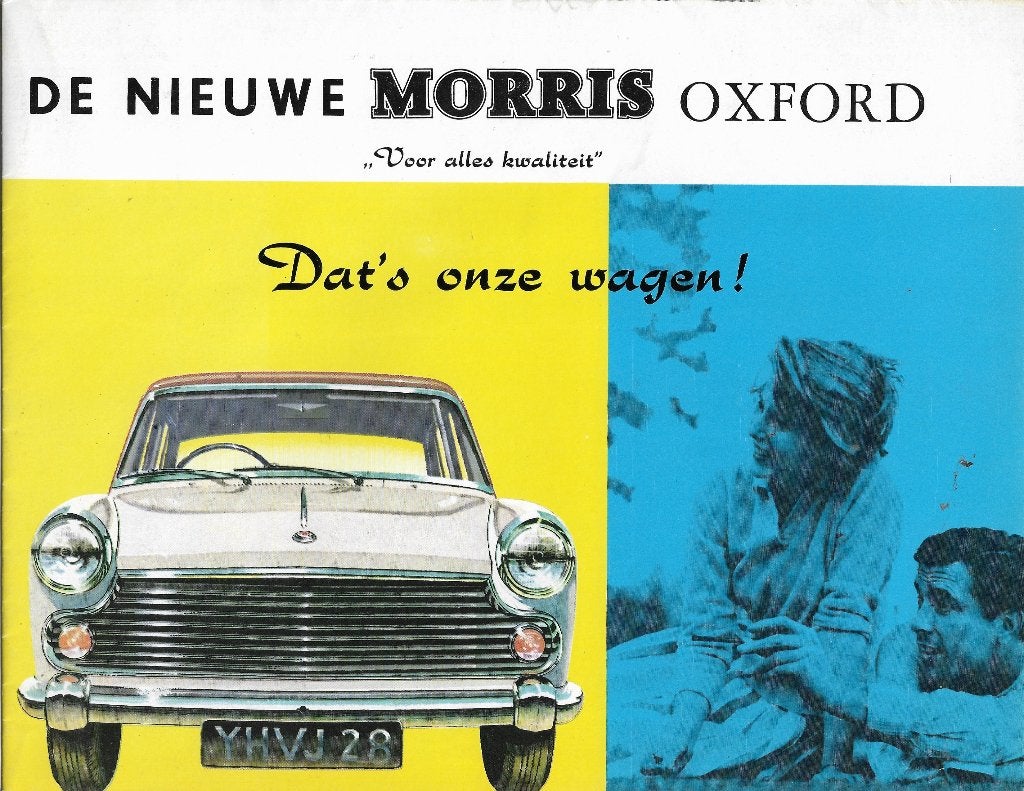 Brochure MORRIS Oxford, ca. 1961 (NL)., Ophalen of Verzenden, Nieuw, Overige merken, Morris