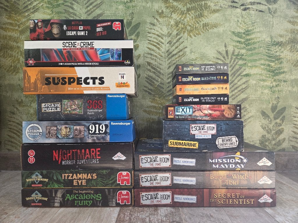 Nederlandstalige escape games, Hobby en Vrije tijd, Gezelschapsspellen | Bordspellen, Een of twee spelers, Ophalen, Zo goed als nieuw