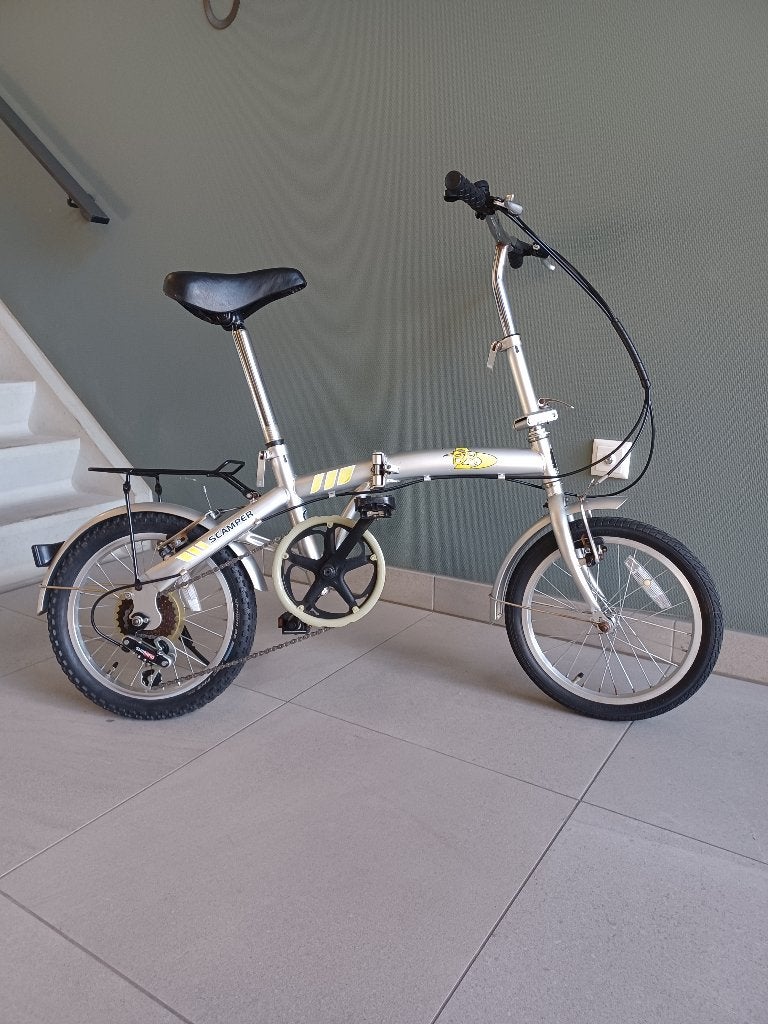 Mooie Vouwfiets 16 inch (z.g.a.n) 6 versnellingen, Ophalen, 16 tot 18 inch, Versnellingen, Zo goed als nieuw