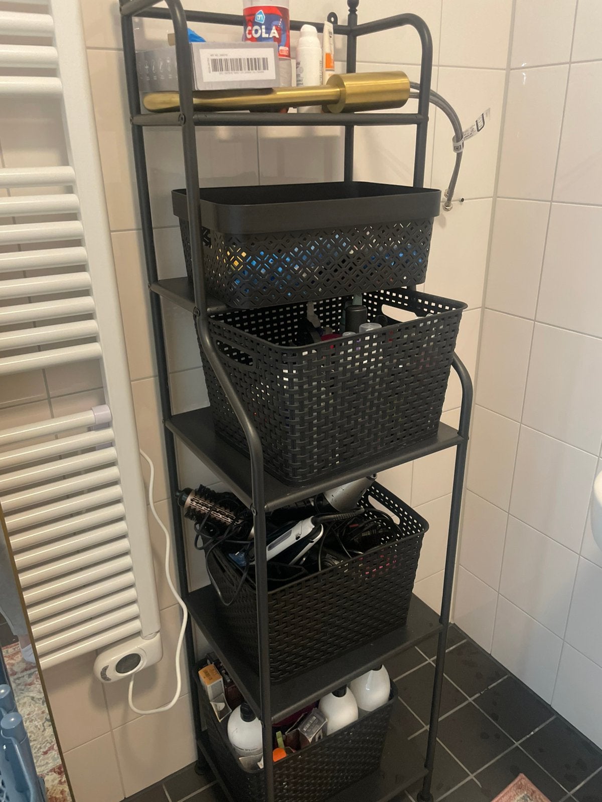 Ikea badkamer meubel zwart, Ophalen, Zo goed als nieuw