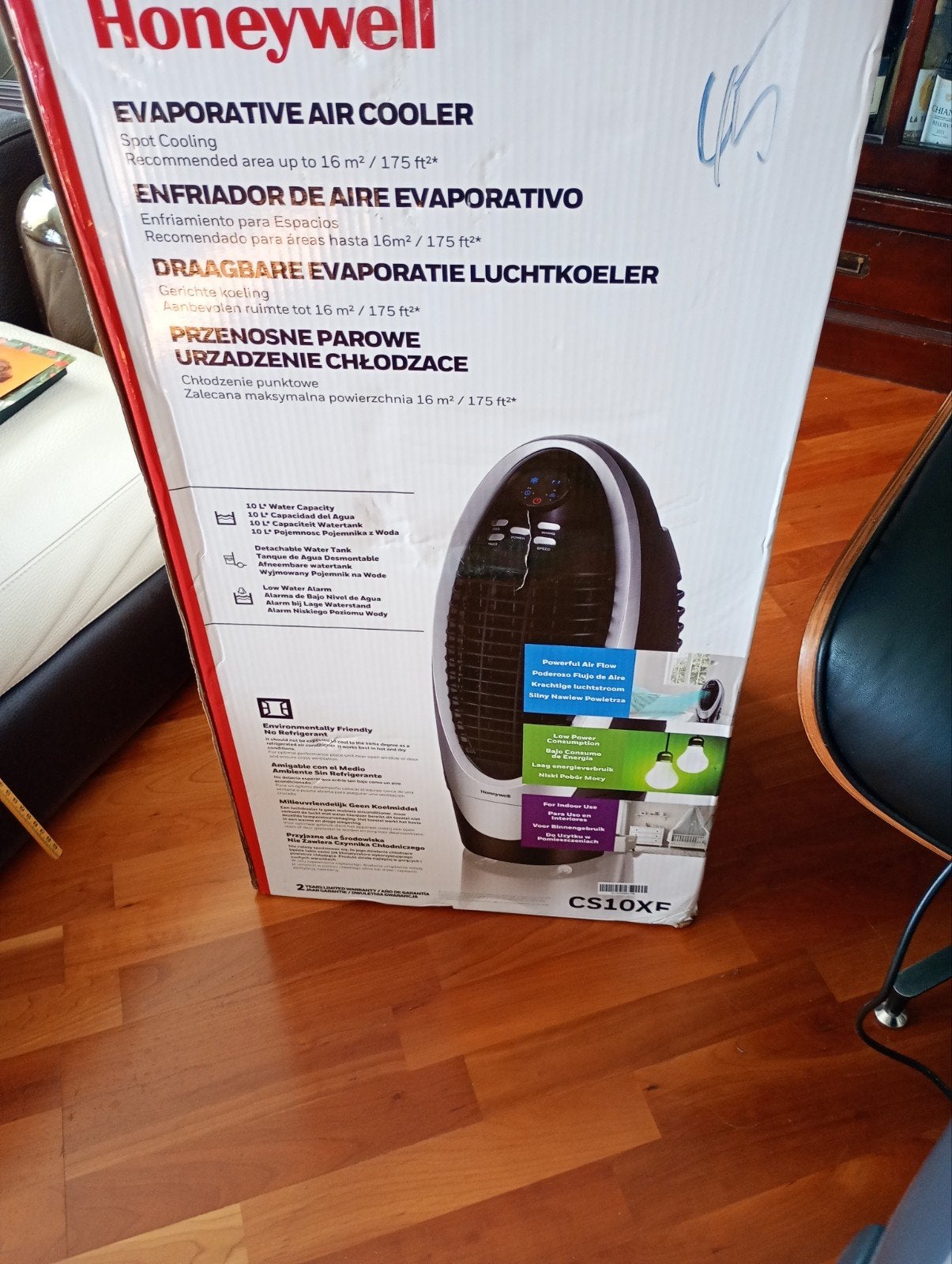 Honeywell koeler 45, euro, Witgoed en Apparatuur, Airco's, Minder dan 60 m³, 3 snelheden of meer, Ophalen of Verzenden, Zo goed als nieuw