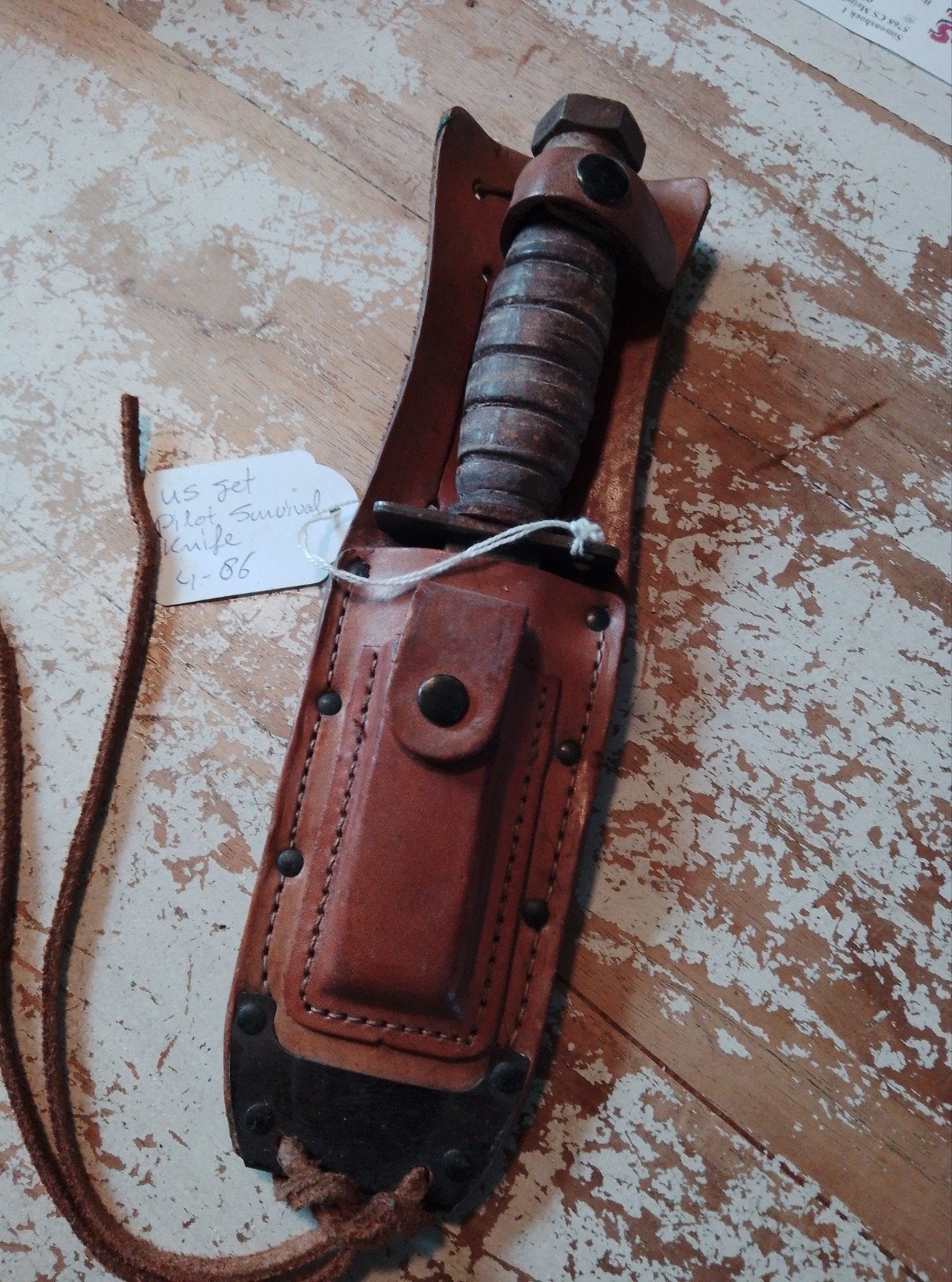 US Jet Pilot Survival Mes - Ontario Knife Company 1986, Ophalen, Luchtmacht, Amerika, Mes of Dolk