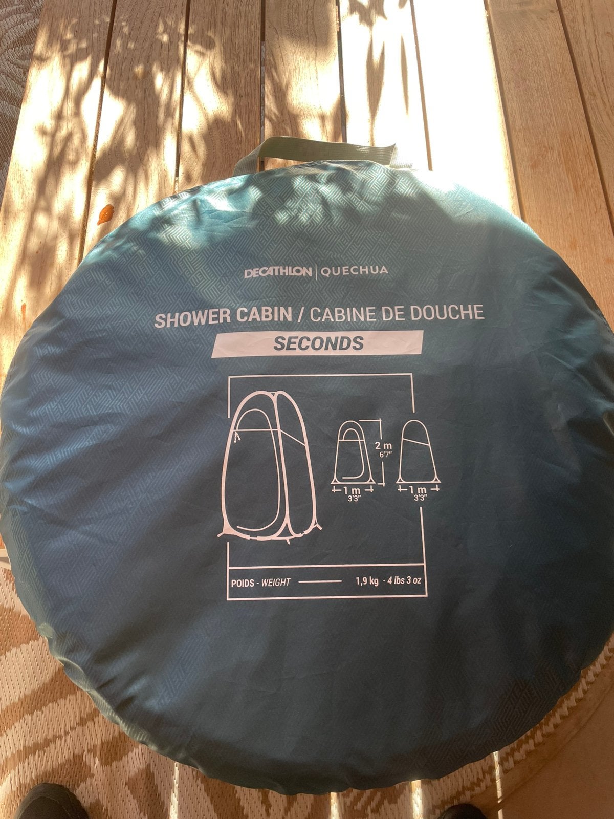 Decathlon Quechua showercabin Nieuw!, Ophalen of Verzenden, Nieuw, Tot en met 2