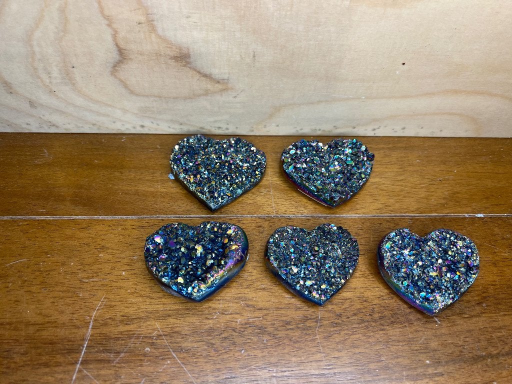 Titanium kwarts harten in diverse maten, Ophalen of Verzenden, Mineraal