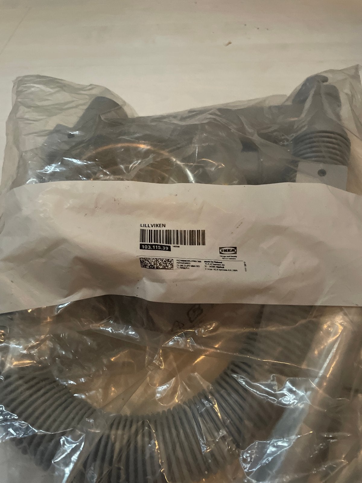 IKEA FYNDIG spoelbak met LILLVIKEN sifon, nieuw in verpakkin, Overige typen, IKEA, Ophalen of Verzenden, Metaal