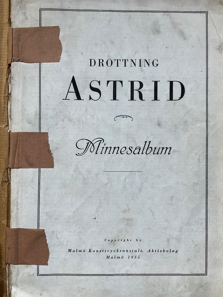 Koningin Astrid van Zweden, Ophalen of Verzenden, Gebruikt, Buitenland, Tijdschrift of Boek