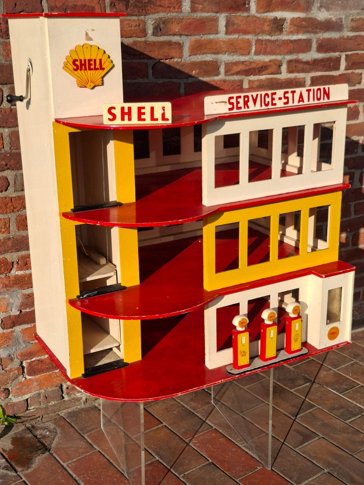 XXL Shell garage / pomp / service station, Ophalen, Gebruikt