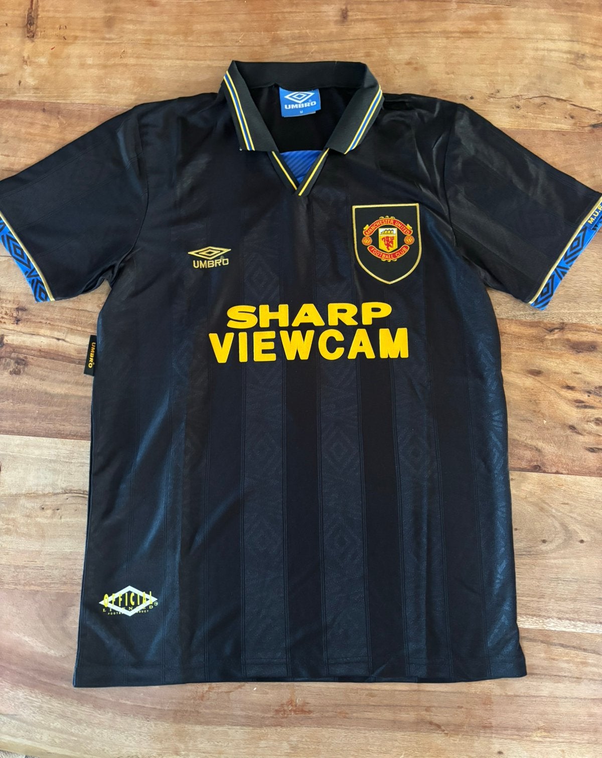 Manchester United retro voetbalshirt - Cantona, Ophalen of Verzenden, Zo goed als nieuw, Shirt