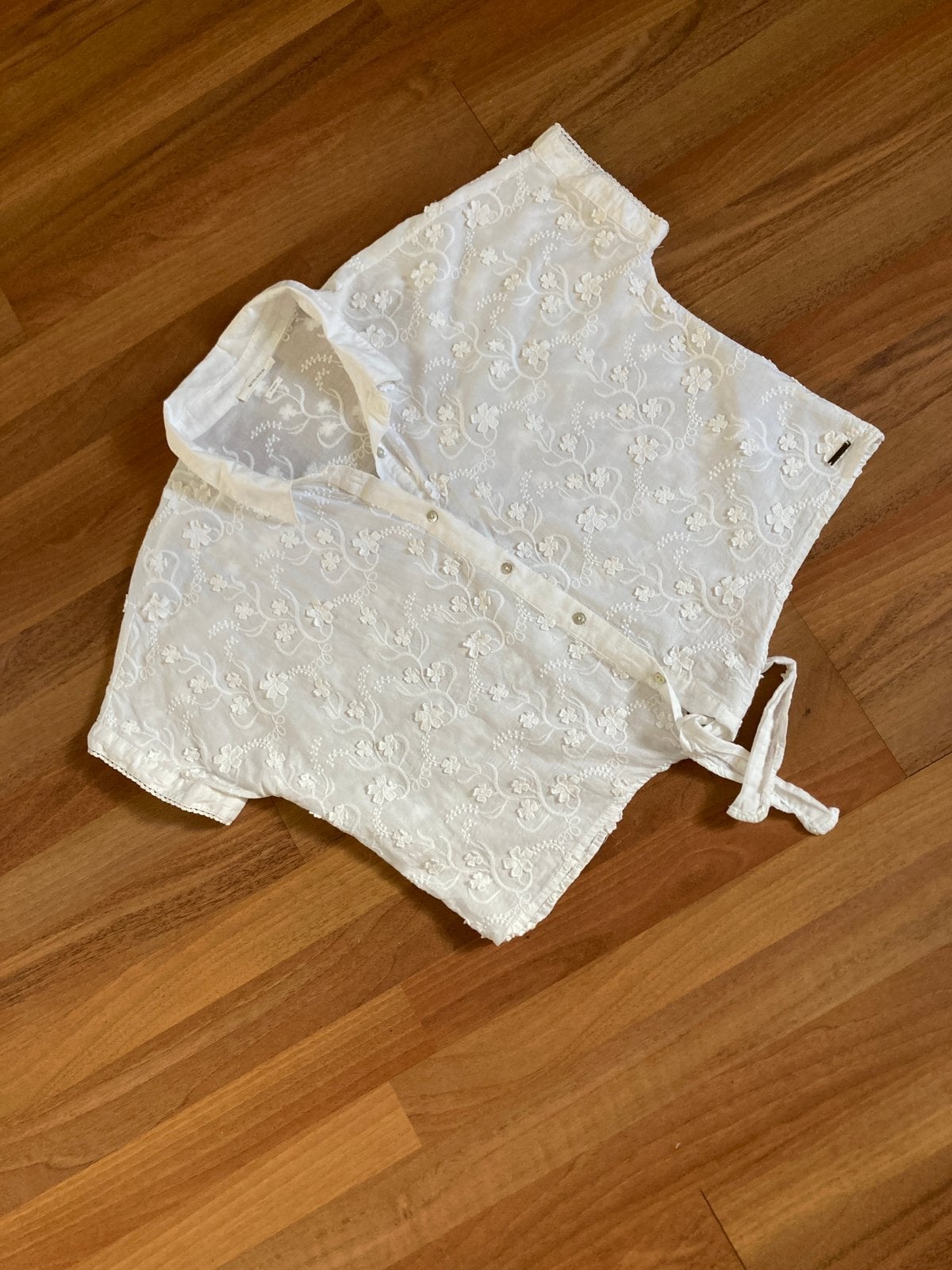 Nieuwe Revelation witte kanten blouse ongedragen! Maat 42, Ophalen of Verzenden, Nieuw, Wit