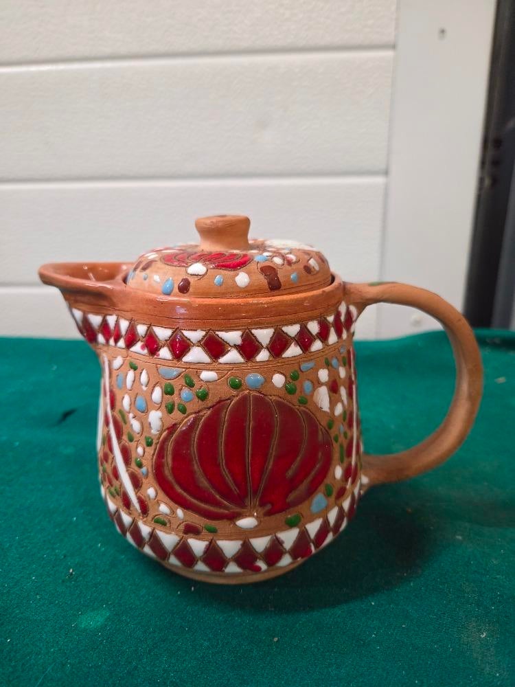 theepot terracotta, Ophalen of Verzenden, 'T Olde Gre-j, Info@toldegrej.nl, Endepoelstraat 20f Didam