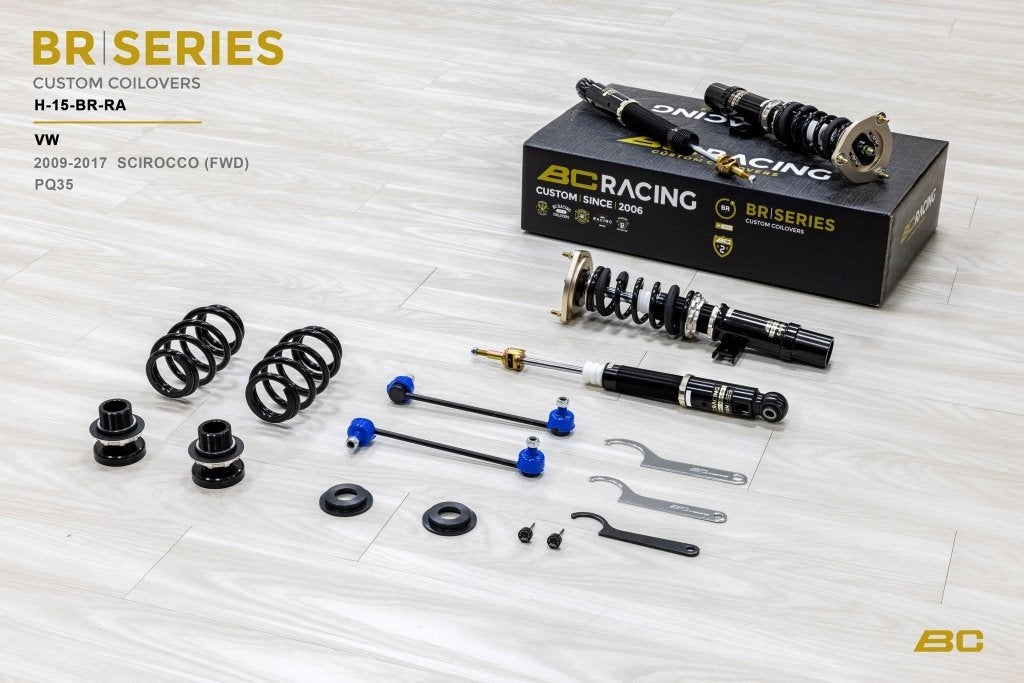 BC Racing schroefset verlaging - Volkswagen Scirocco 08-15, Ophalen of Verzenden